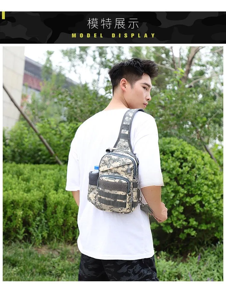 Men's Messenger bag sports camouflage shoulder bag