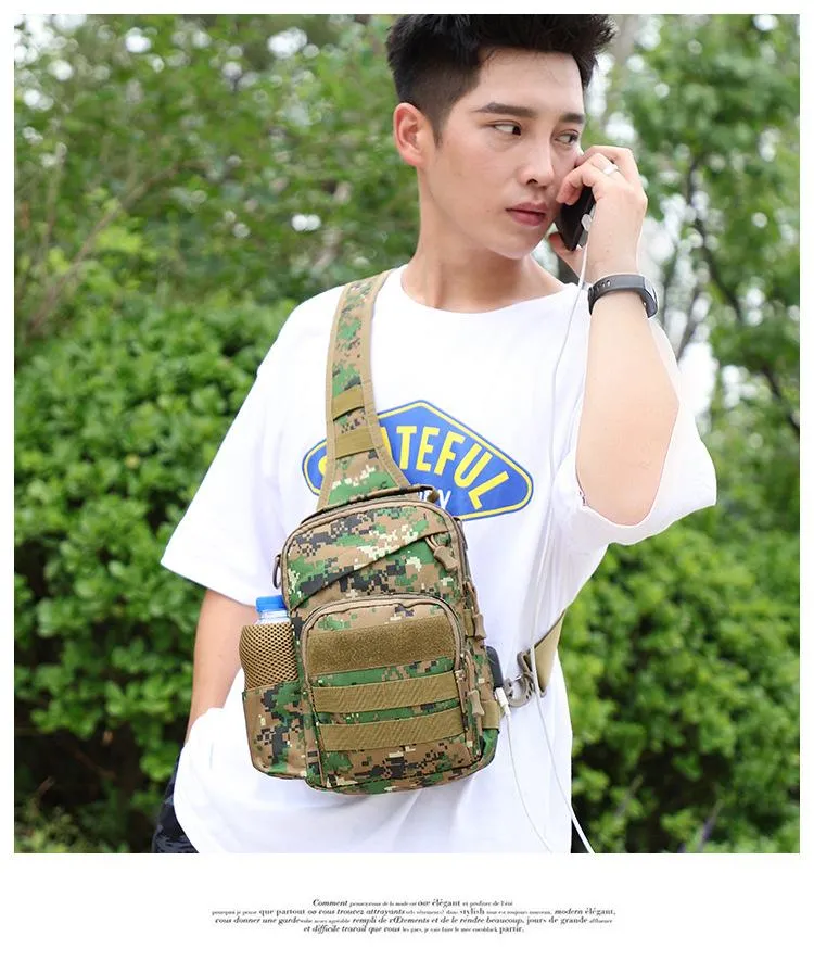 Men's Messenger bag sports camouflage shoulder bag