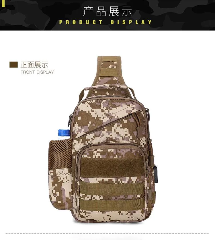 Men's Messenger bag sports camouflage shoulder bag