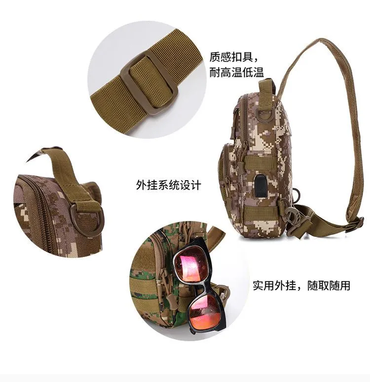 Men's Messenger bag sports camouflage shoulder bag