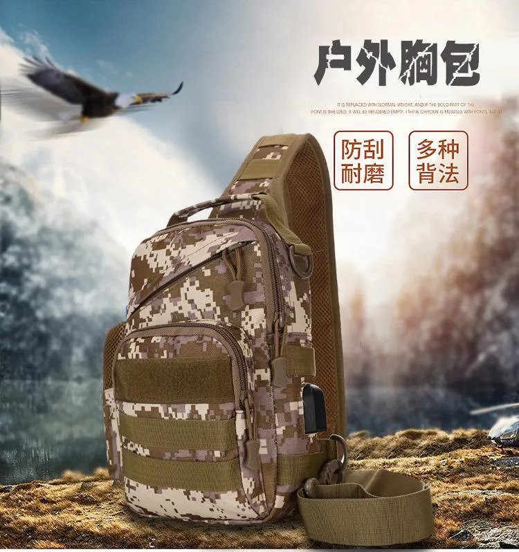 Men's Messenger bag sports camouflage shoulder bag