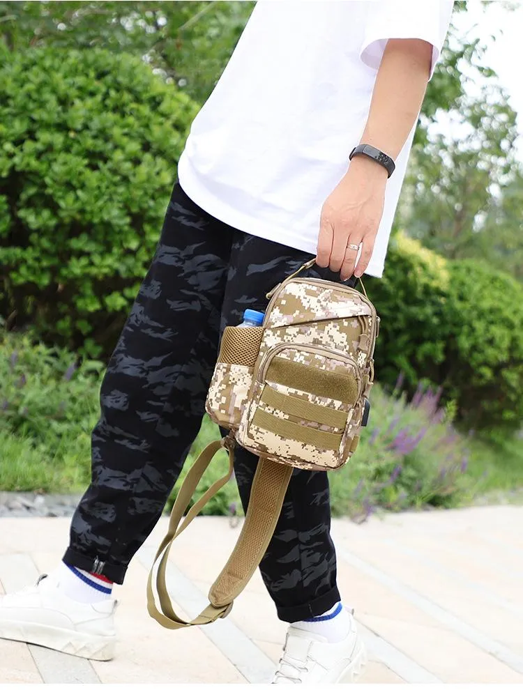 Men's Messenger bag sports camouflage shoulder bag