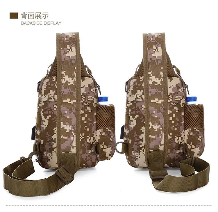 Men's Messenger bag sports camouflage shoulder bag