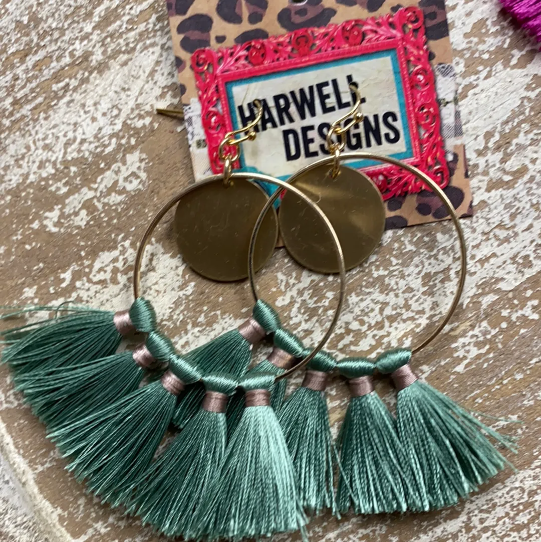 Misc Tassel/Bead Earring