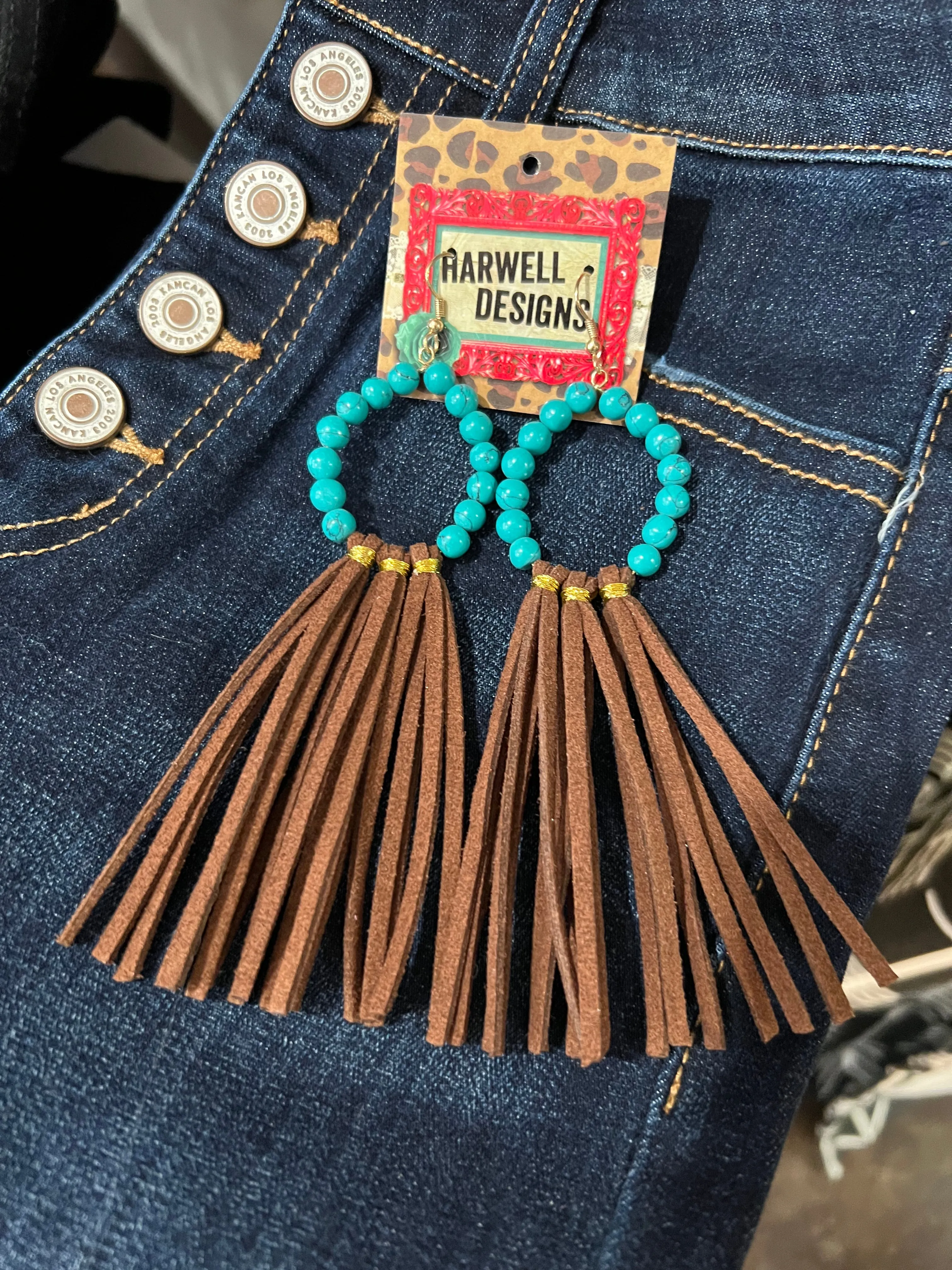 Misc Tassel/Bead Earring