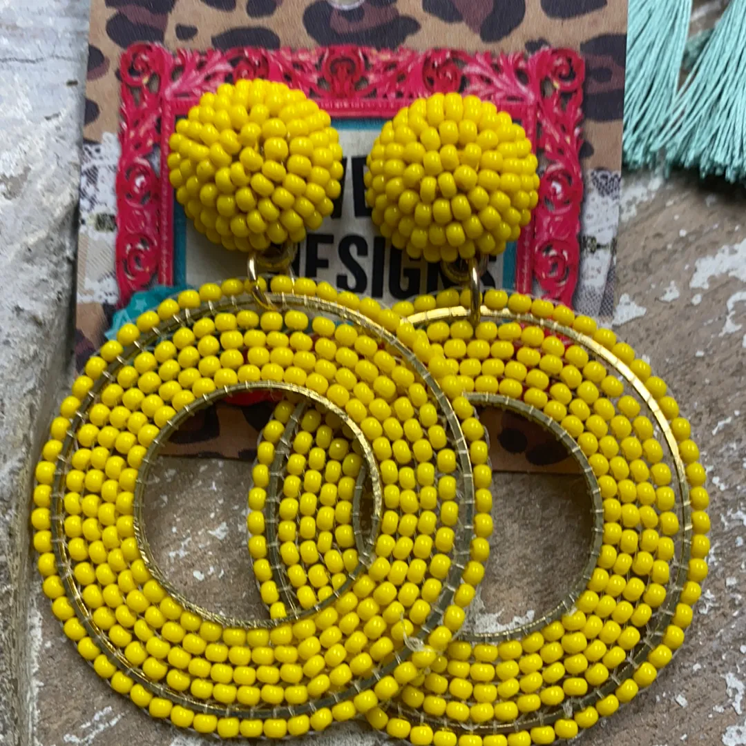 Misc Tassel/Bead Earring