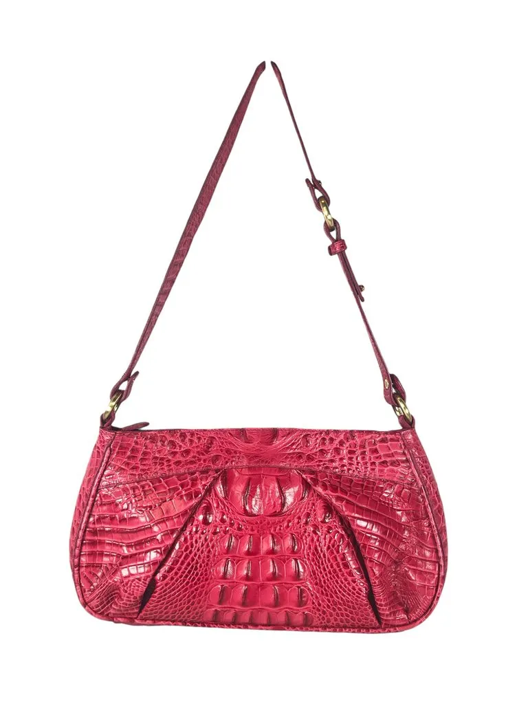 Moc Croc Zip Top Handbag