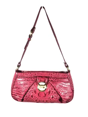 Moc Croc Zip Top Handbag