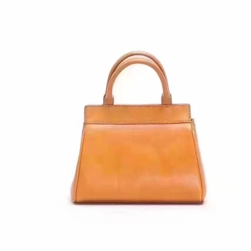 Multi-function Vegetable Tanned Cowhide Leather Kylie Bag