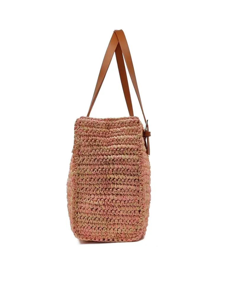 Nooki Katie Shopper Natural Pink Bag