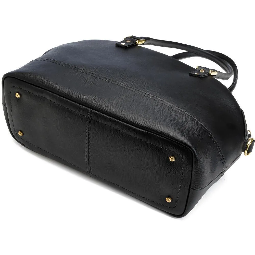 ONA Chelsea Camera Bag - Black Saffiano leather (ONA012BL)