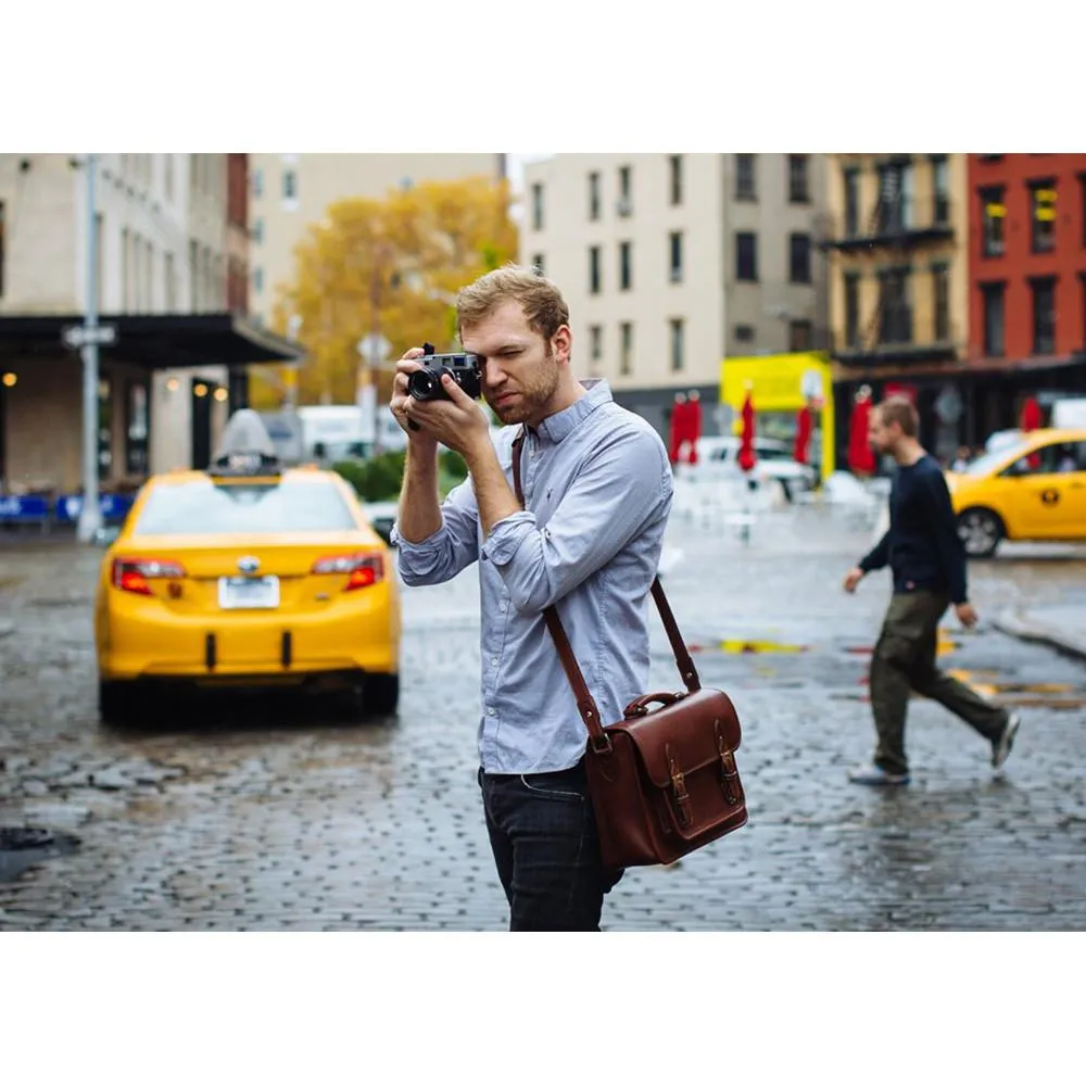 ONA The Brooklyn Shoulder Bag (Chestnut) ONA007BR