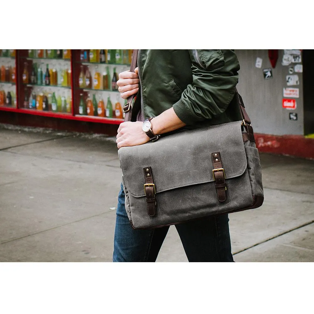 ONA Union Street Messenger Bag (Smoke) ONA5-003GR