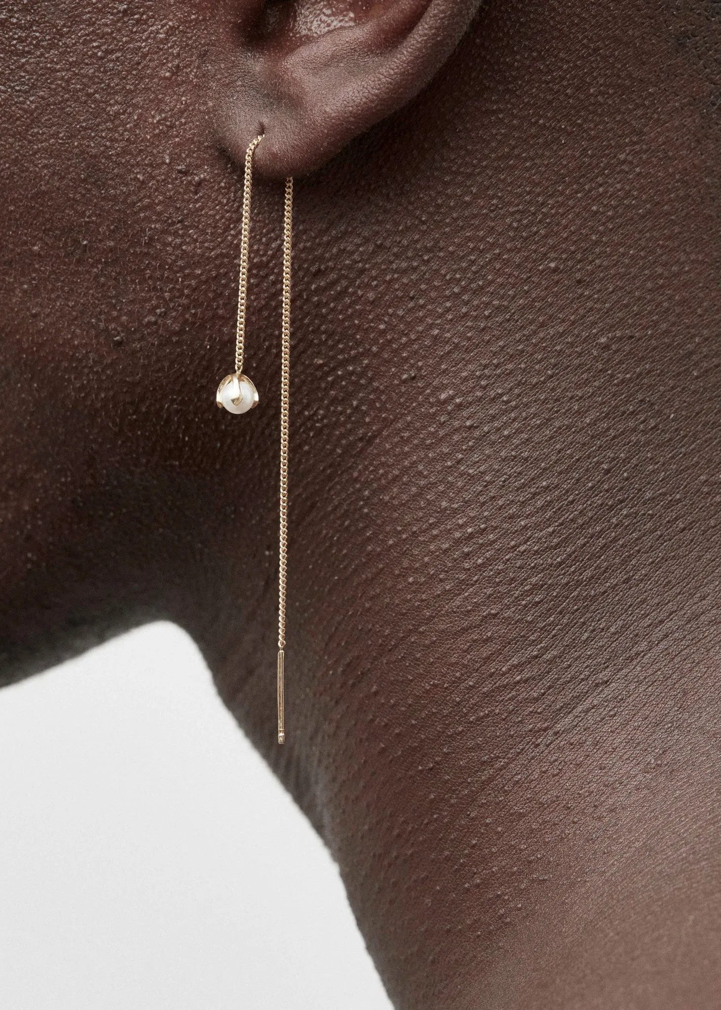 Pearled Chain Earring