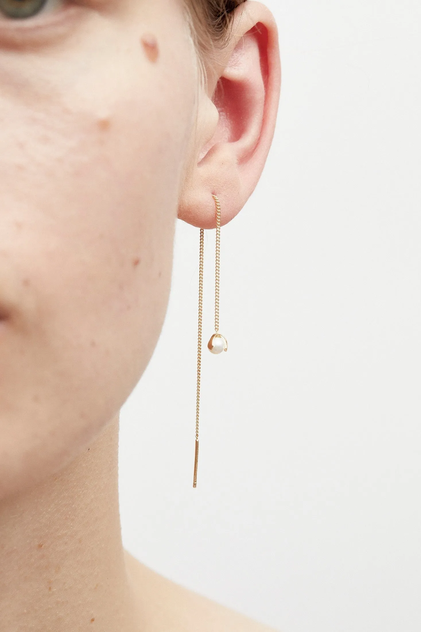 Pearled Chain Earring