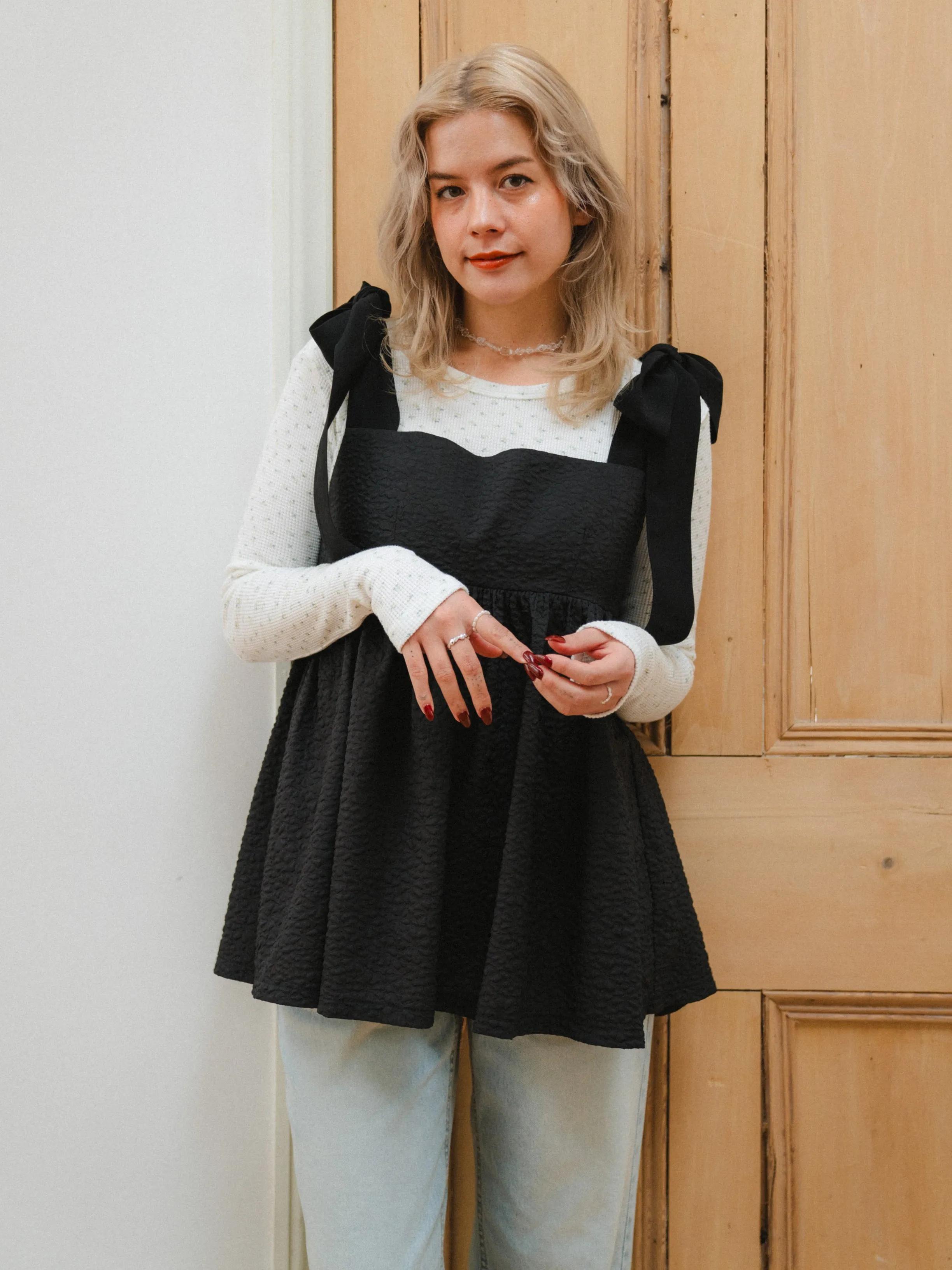 Poko Poko Shoulder Ribbon Top