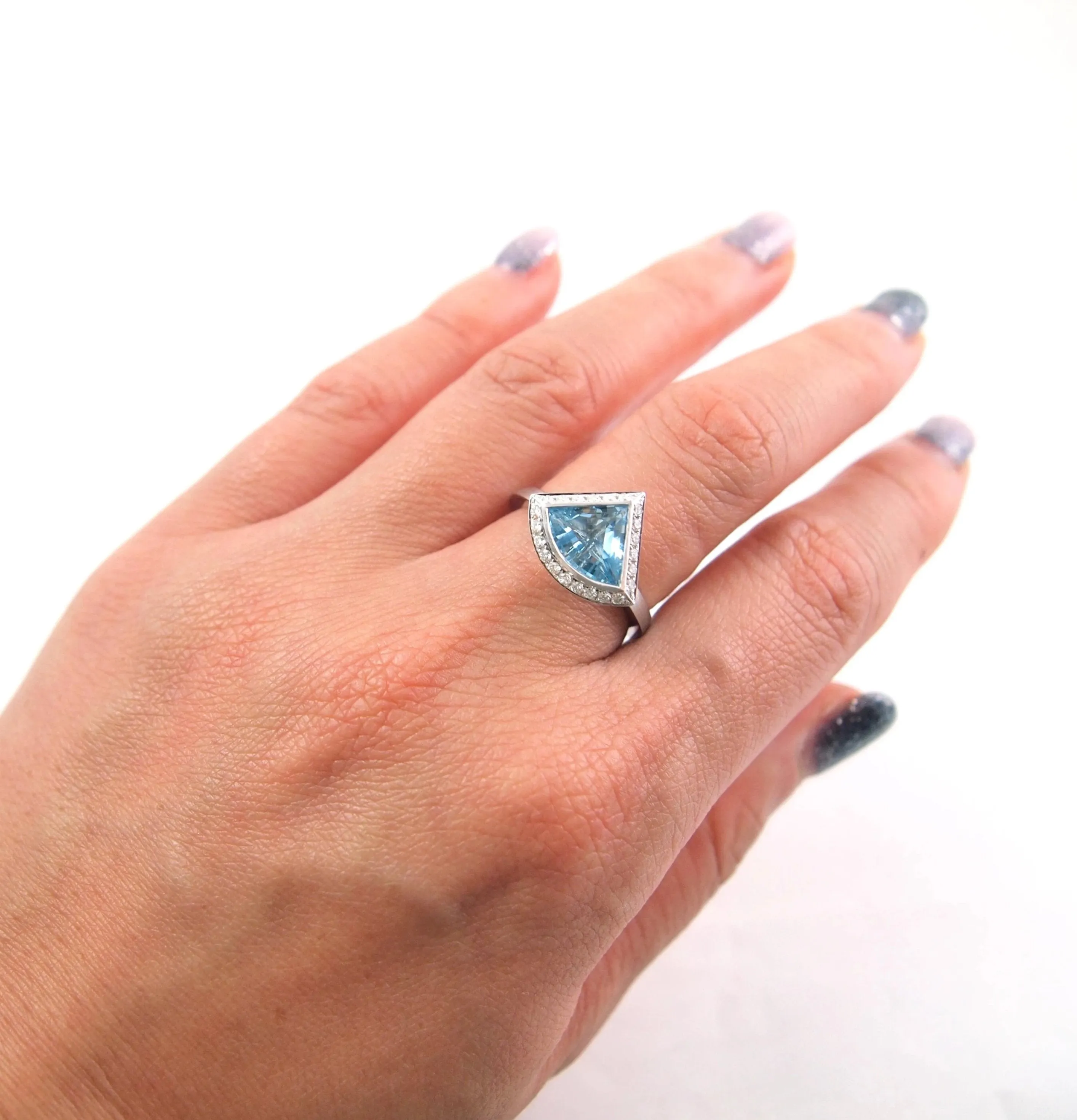 Rachel Yeung - Aquamarine Ring