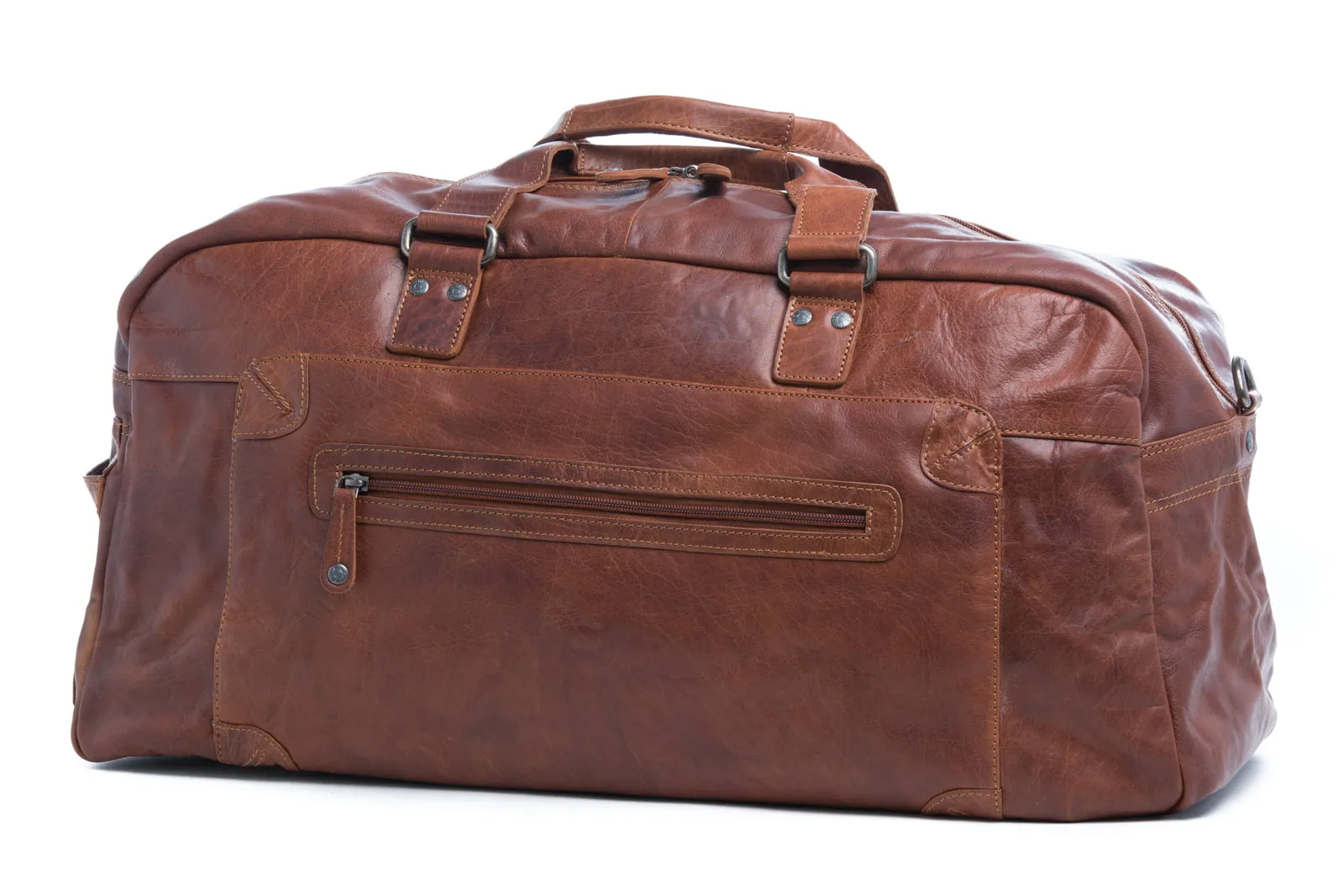 Rugged Hide - Travel Bag Leather Overnight Bag