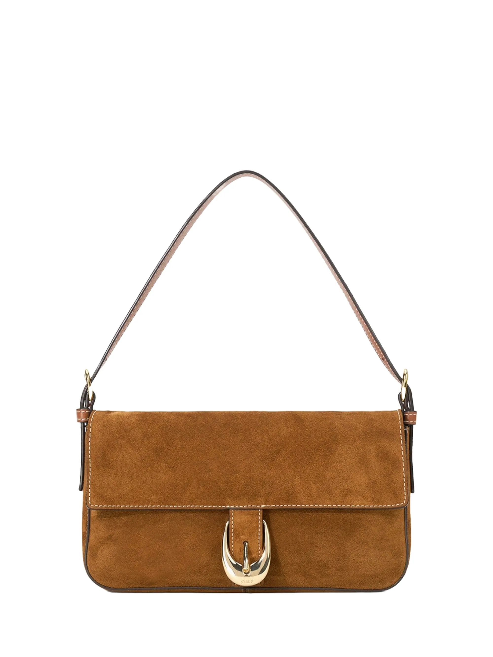 Staud Harlow Suede Shoulder Bag