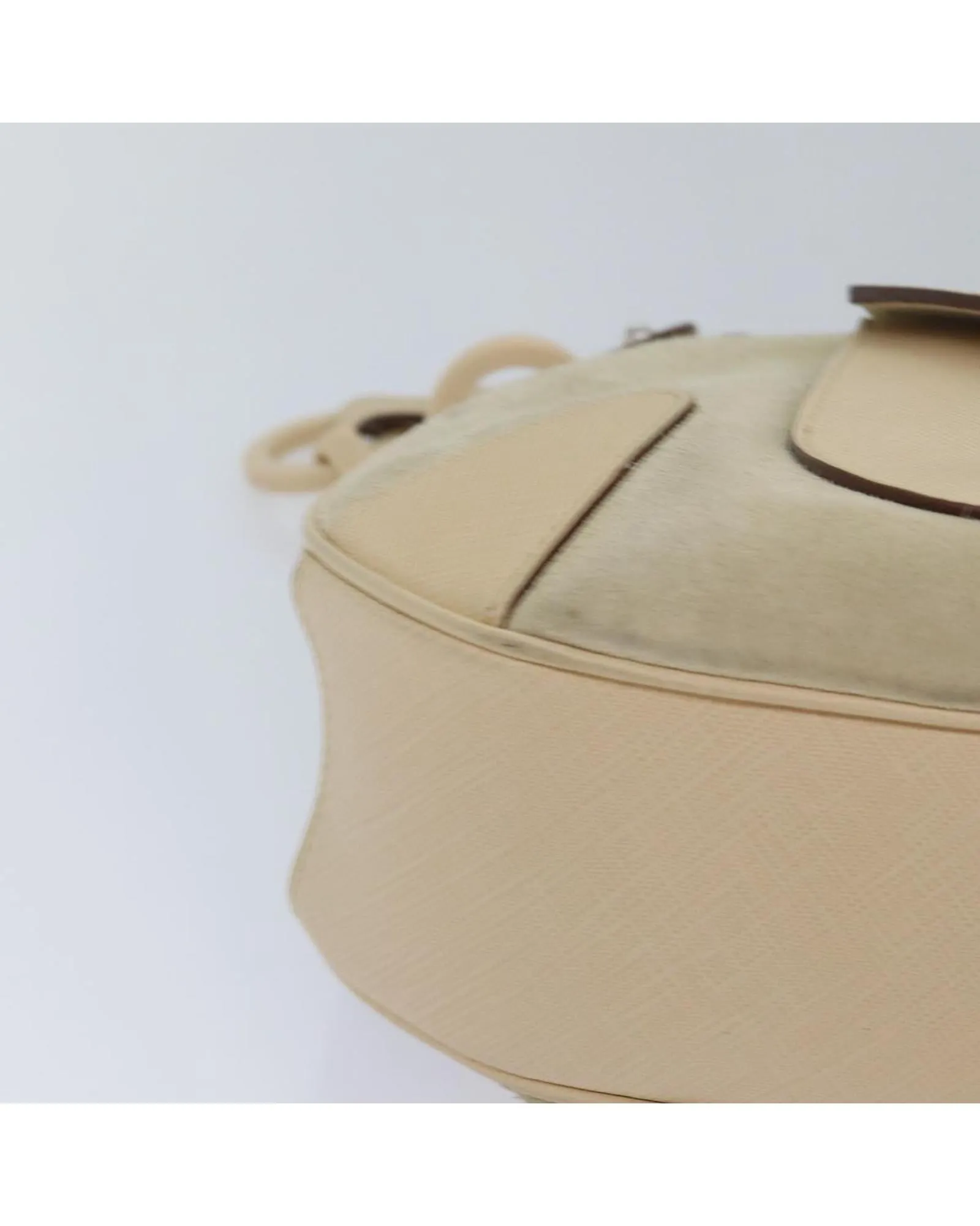 Suede Leather Gancini Shoulder Bag