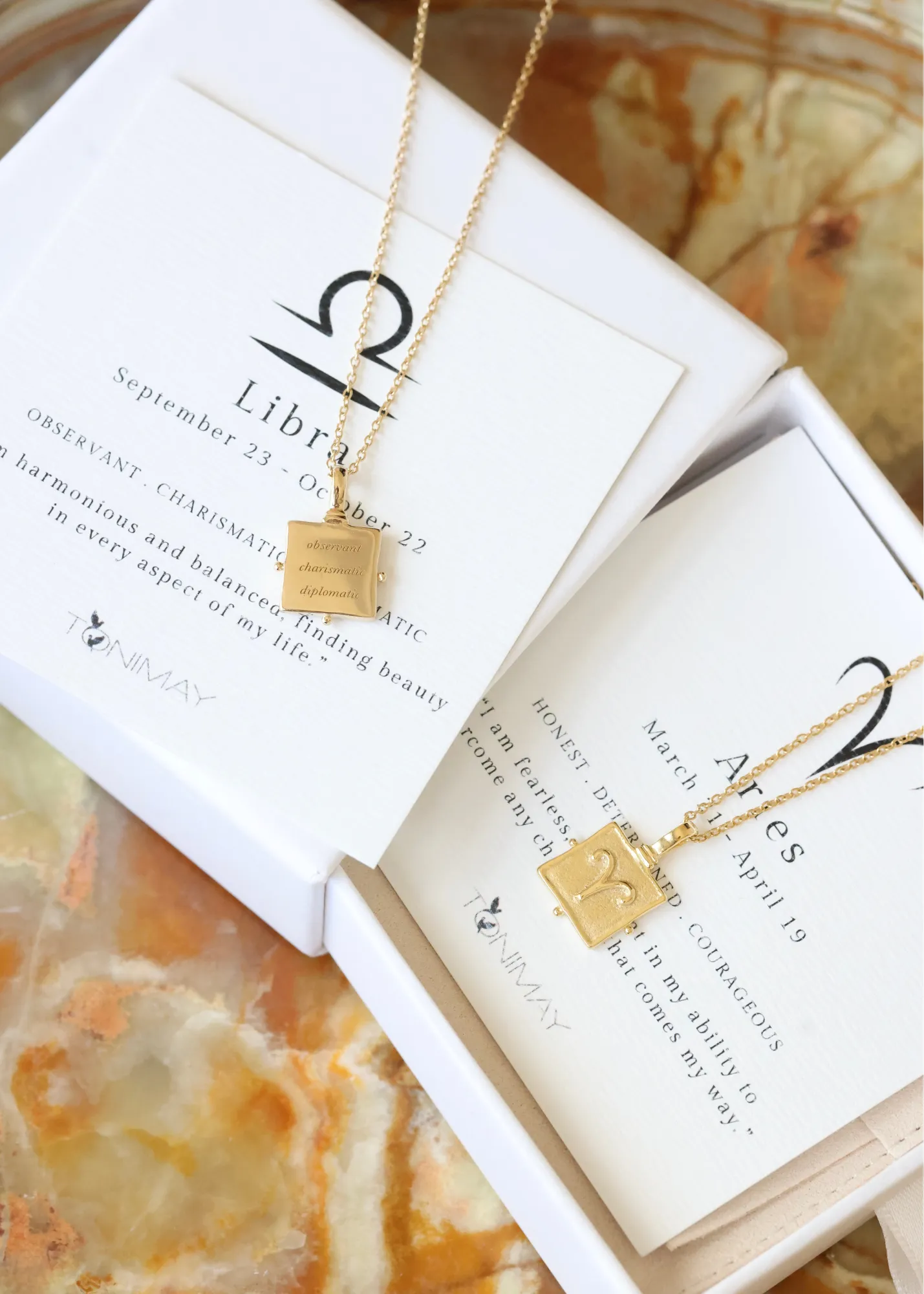 Taurus Zodiac Gold Necklace