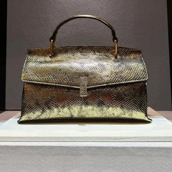 TEEK - Snake Print Shoulder Bag