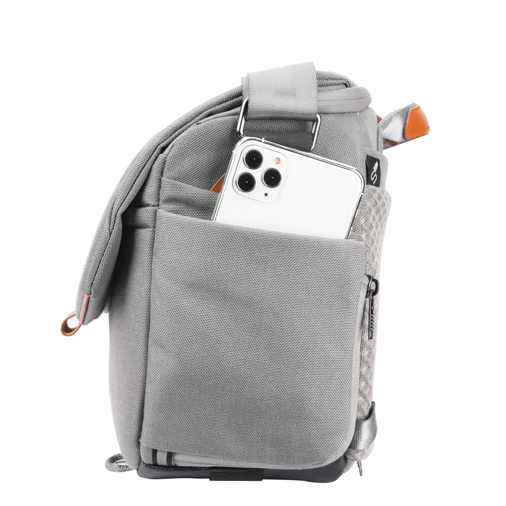 VEO City S36 Grey Shoulder Bag - 11 Litres